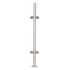 Stainless Steel Garden Fence Railing Balustrade Post Mid/Corner/End Post w/Clamp