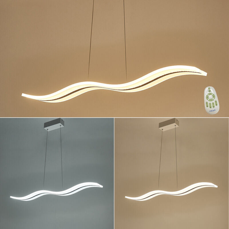 Stylish Flower/Wave LED Ceiling Light Chandelier Lights Living Dining Room uk