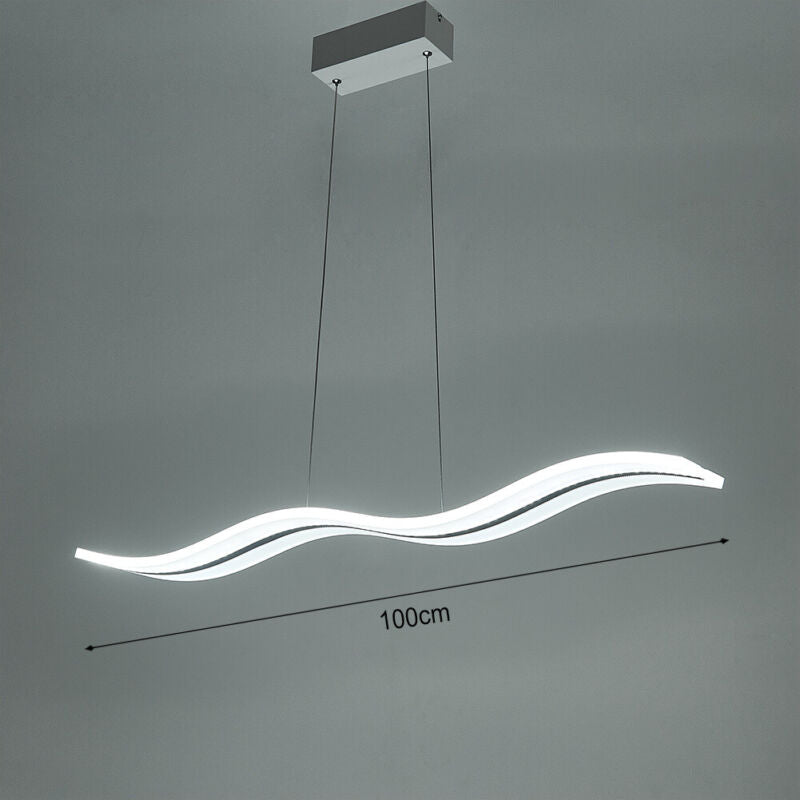 Stylish Flower/Wave LED Ceiling Light Chandelier Lights Living Dining Room uk