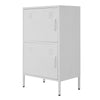 2 Door Filing Cabinet Office School Metal File Document Storage Shelf Cupboard