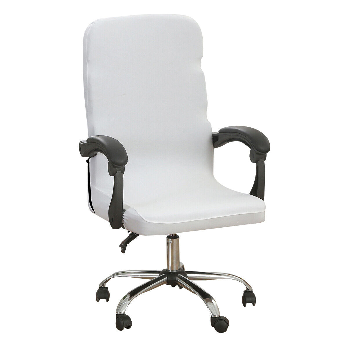 Office Chair Covers Large Stretch Computer Rotating Desk Slipcover with Zipper