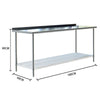 Stainless Steel Catering Kitchen Food Service Worktop Work Table Prep Tables