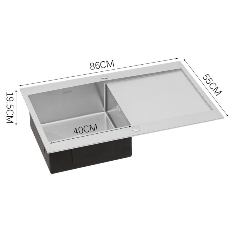 Stainless Steel Kitchen Sink Corrosion Resistant Insert Bowl w/ Waste Kit