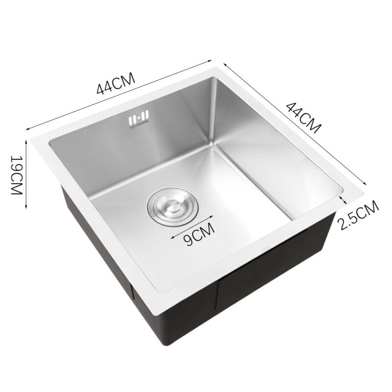 Stainless Steel Kitchen Sink Corrosion Resistant Insert Bowl w/ Waste Kit