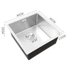 Stainless Steel Kitchen Sink Corrosion Resistant Insert Bowl w/ Waste Kit