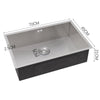 Stainless Steel Kitchen Sink Corrosion Resistant Insert Bowl w/ Waste Kit