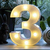 0-9 LED Number Lights Birthday Wedding Party Standing Xmas Night Lamp Decoration