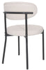 2 Velvet Dining Chairs Velvet Seat Chairs Plush velvet seat and backrest