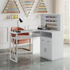 Professional Manicure Table Nail Technician Desk Beauty Salon Station with Shelf