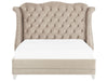 Velvet EU Super King Size Bed Beige AYETTE