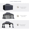 3 x 4m Aluminium Gazebo Marquee Canopy Pavilion Patio Party Tent