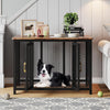 Sturdy Metal Pet Dog Crate Dog Kennel Cage Furniture Sofa End Table Storage