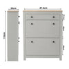 3 Drawers Shoes Cabinet Storage Shoe Rack Wooden Stand Cupboard Unit Organiser
