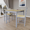 Solid Wooden Dining Table and 2 4 Chairs Set Home Kitchen Furniture