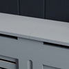 Grey Radiator Cover Grill Shelf Cabinet MDF Wood Modern Traditional Furniture