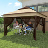 3 x 3(m) Pop Up Gazebo Party Tent with Netting, Height Adjustable