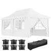 Heavy Duty Pop Up Gazebo 6m x 3m Garden Marquee Party Tent Wedding Canopy Cover