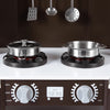Kids Corner Wooden Playset Pretend Toddler Kitchens Cooking Toy Light