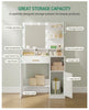 LED Mirror Dressing Table Makeup Vanity Desk And 10 LED Lights With 3 Shelves