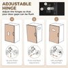 172cm Wooden Storage Cabinet Cupboard With 2 Doors 4 Shelves Black