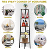 5 TIER LADDER SHELF WOOD FLOWER RACK CORNER STORAGE UNIT PLANT STAND DISPLAY UK