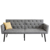 Double Fabric Sofa Single Bed Sleeper Couch Sofabed Settee Recliner Beds Pleqkkn