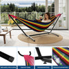 2-Person Outdoor Hammock w/ Stand,450 Lbs,Portable Hammock w/Carry Bag,11 Colors