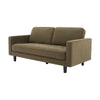 Dusk Sloane Olive Matte Velvet 3 Seater Sofa RRP £999