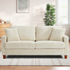 Modern 2/3 Seater Corduroy Sofa Bed with 2 Bolster Home Room Recliner Couch Sofa
