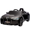 BMW i4 Licensed 12V Kids Electric Ride-On Car w/ Remote Control - Black
