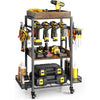 3 Tray Tool Storage Cart Rolling Wheel Utility Trolley Organizer Garage Workshop