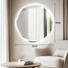 With 3 Mode Lights LED Bathroom Mirror Demister Illuminate Touch Sensor Anti-fog