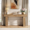 160 cm Long Console Table, Wooden Rectangular Sofa Table Behind The Couch, FarAT