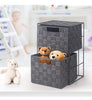 2 Drawer Woven Strap Storage Cabinet for Bedroom, Bathroom - 4 colours