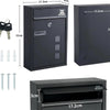 Post Box Parcel Box Combo | Lockable | Outdoor Letter & Package Storage
