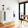 Kitchen Buffet Server Sideboard Wooden Storage Cupboard Cabinet-White