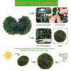 2Pcs Artificial Plant Topiary Ball,63CM Hanging Cedar Grass Ball for Garden