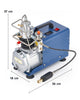 CREWORKS PCP Air Compressor Pump 4500psi 300bar Auto Stop High Pressure Air Pump