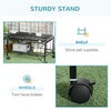 Budgie Cage, Bird Cage w/ Stand, Toys, Accessories, for Canaries, Finches