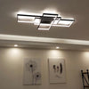 Pendant Lamp Ceiling Lights Room Chandelier Living Light Black Frame with Remote
