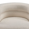 Modern Tub Chairs Teddy Fabric Accent Armchair Barrel Reading Chair Single Sofa