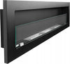 Bio Ethanol Fireplace Biofire Fire Wall Glass Modern Stylish 1400 x 400 5