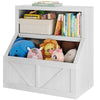 Kids Storage Bookshelf Wooden Unit Children's Toy Shelves Organiser