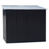 Steel Tool Storage Shed 5X7FT Foundation-Free with Shelving & Hooks Outdoor Yard