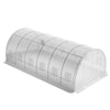 6 x 3 x 2 m Polytunnel Greenhouse Pollytunnel Tent Steel Frame Garden Hoop House