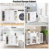 Kitchen Buffet Server Sideboard Wooden Storage Cupboard Cabinet-White