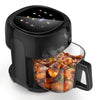 Air Fryer 5L Digital Large Transparent Multifunction Oven Cooker 1800W Oil Free