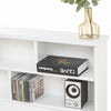 3FT Single Bed Frame Pine Wooden Storage Kids Bed Headboard Shelves Drawer White
