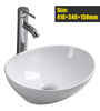 Bathroom Vanity Ceramic Bathroom Basin Sink Hand Wash Counter Top /Wall Mount UK