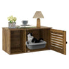 Cat Litter Box Enclosure Hidden Cat Washroom with Winding Entry
